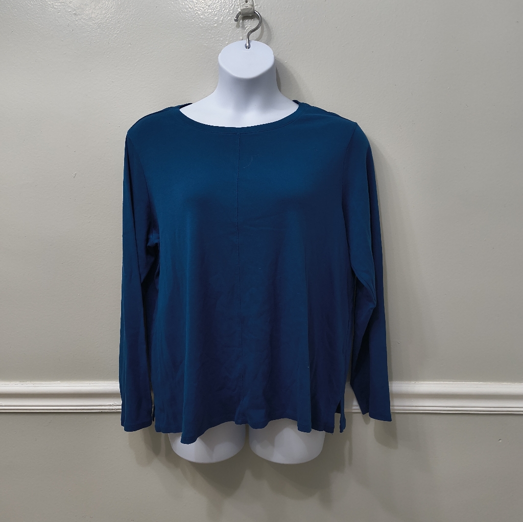 J.Jill Lot Of Three Long Sleeve 100% Prima Cotton Crew Neck Tees 2x Minimalist